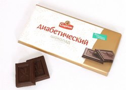 Шоколад Диабетический горький с изомальтом "Спартак" 90г