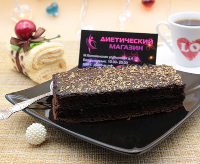 Пирожное шоколадное "Брауни" "Fit&Sweet" 80г