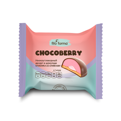 Десерт Chocoberry (Клубника со сливками) "Fito Forma" 50г