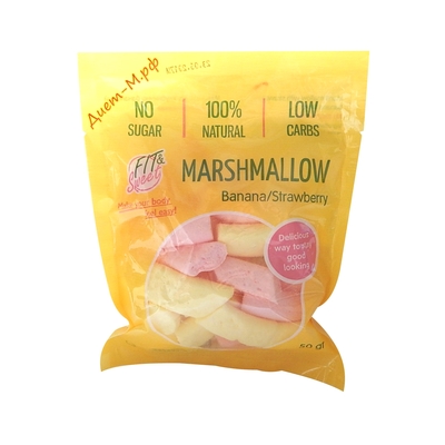 Зефир Маршмеллоу ( Клубнично-Банановый ) "Fit&Sweet" 50г