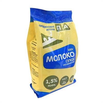 Сухая обезжиренная смесь (СОМ) "Продуктовая Аптека" (Пакет) 350г
