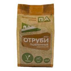 Отруби пшеничные классические "Продуктовая аптека" 200 г