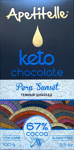 Шоколад Темный "Keto Apetitelle" 100г