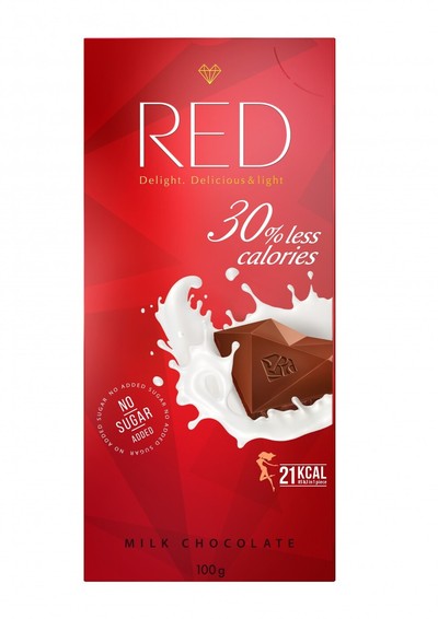 Шоколад молочный "Red Delight" 85г
