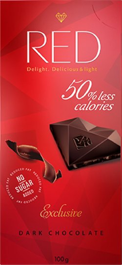 Шоколад темный "Red Delight" 100г