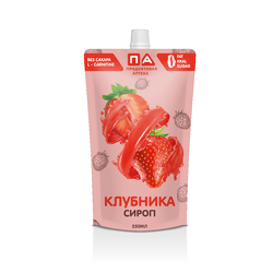 Сироп (Клубника) "Продуктовая Аптека" 250мл