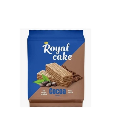 Вафли "Какао" на сорбите "Royal Cake" 120г